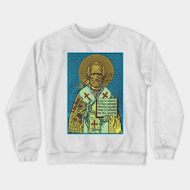 Saint Nicholas Crewneck Sweatshirt by nikolaeftimov